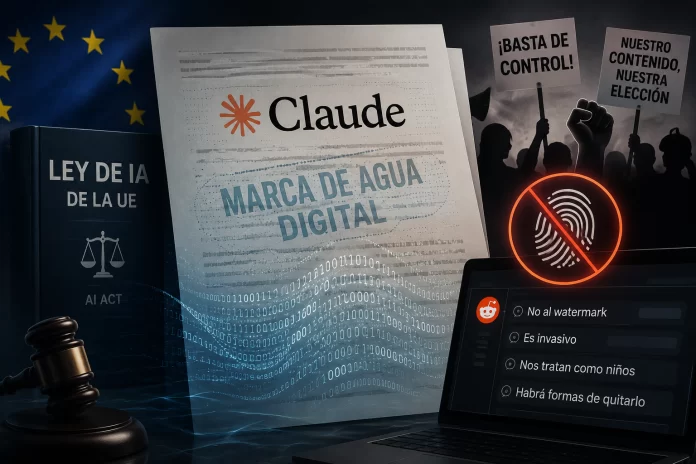 Anthropic marca con agua digital los textos de Claude