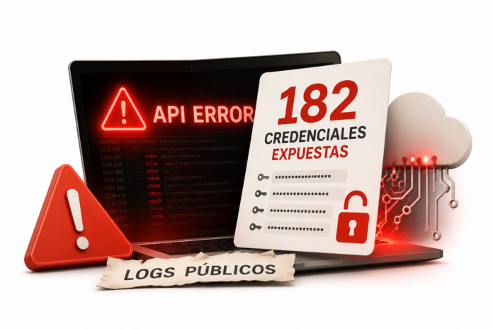 Fallo en APIs de IA: 182 credenciales en logs públicos
