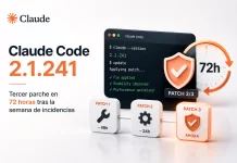 Claude Code 2.1.241: tercer parche en 72 horas tras la semana de incidencias Claude Code 2.1.241: tercer parche en 72 horas