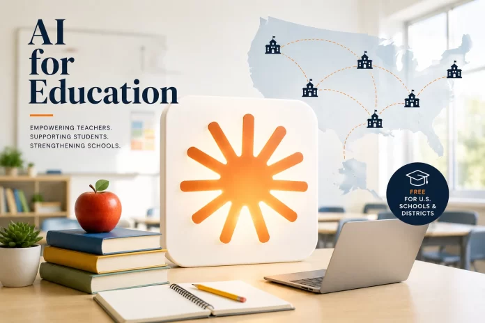Claude for Teachers llega gratis a colegios de EEUU