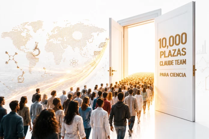 Anthropic abre 10.000 plazas de Claude Team para ciencia