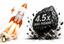 Claude Code arranca antes y pesa 4,5 veces menos en Linux Claude Code arranca antes y pesa menos en Linux