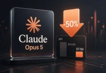Claude Opus 5 rebaja su precio un 50% en la API 2026 Claude Opus 5 rebaja su precio