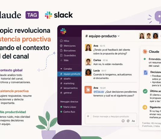 Claude Tag en Slack: Anthropic revoluciona la asistencia proactiva analizando el contexto global del canal Claude Tag en Slack