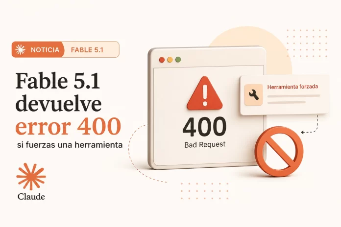 Fable 5.1 devuelve error 400 si fuerzas una herramienta