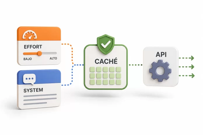 Claude API: cambiar effort y system sin romper la caché Claude API: cambiar effort y system sin romper la caché