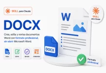 Skill de Claude: DOCX Skill de Claude DOCX